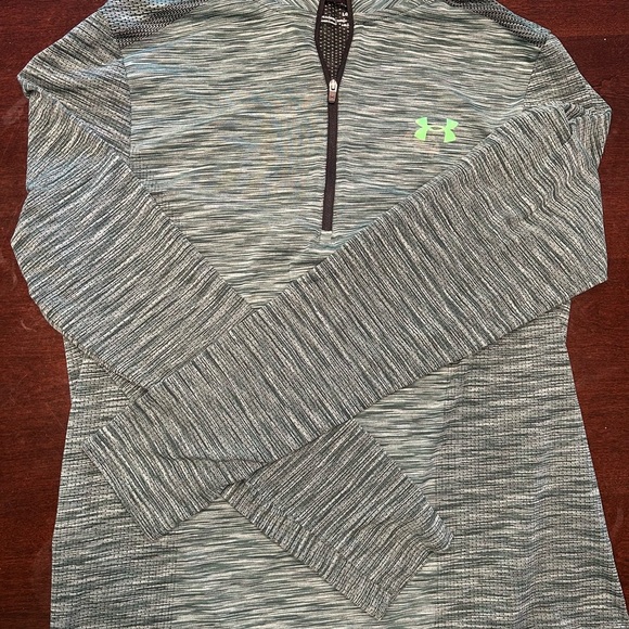 Under Armour Green Quarter-Zip Pullover - Picture 1 of 3